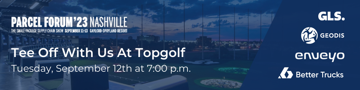 Join Enveyo at Topgolf during Parcel Forum