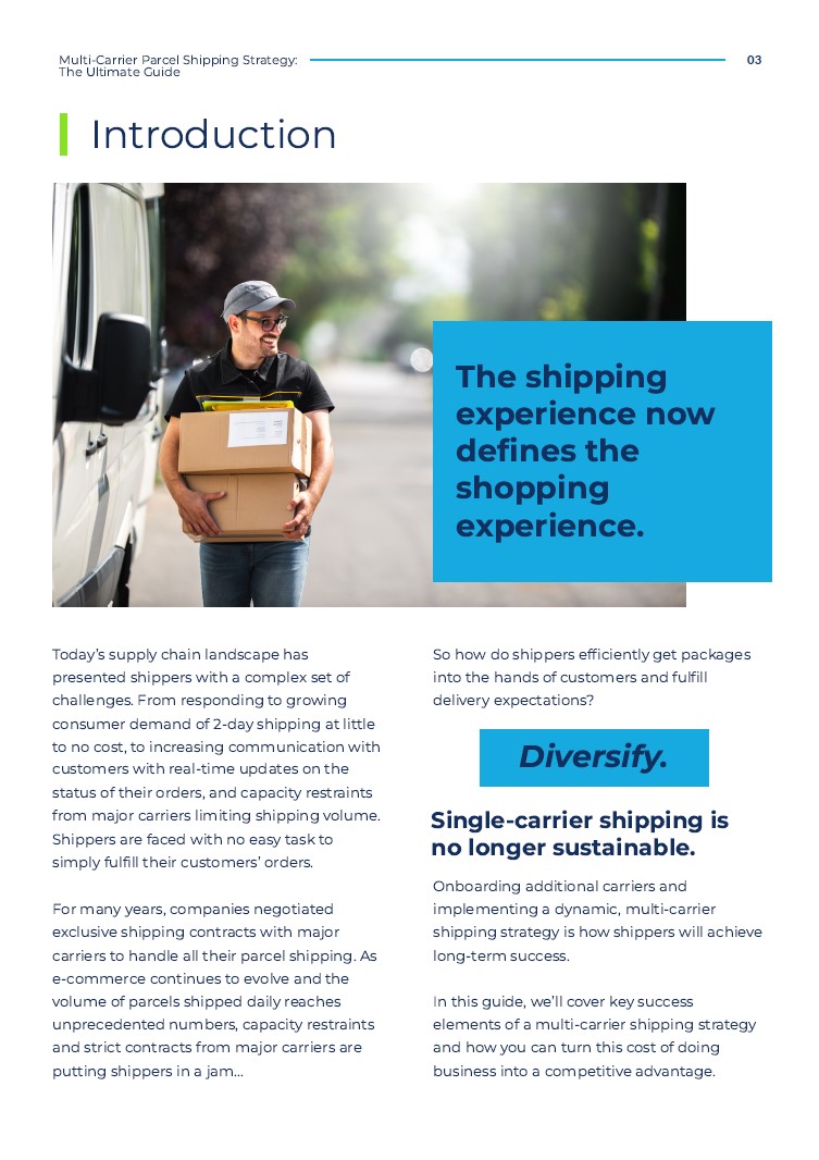 Multi-Carrier Shipping eBook Page 2