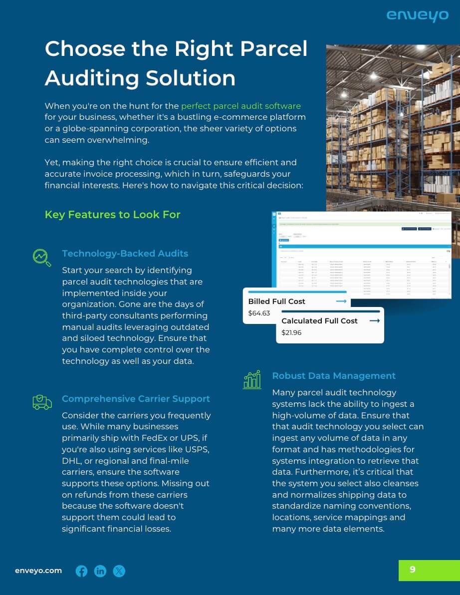 Navigating Parcel Audit