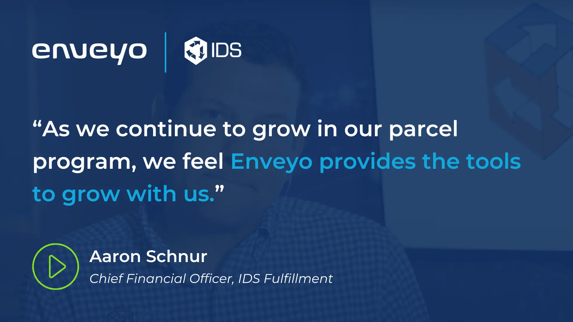 Aaron Schnur, IDS Fulfillment Client Testimonial